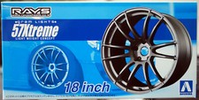 Aoshima 053010 Felgen Rays Gram Lights 57 Xtreme 18" inkl. Reifen 1:24 # 23