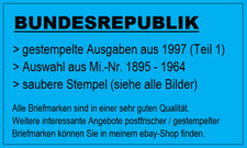 Auswahl BUND / BRD gestempelte