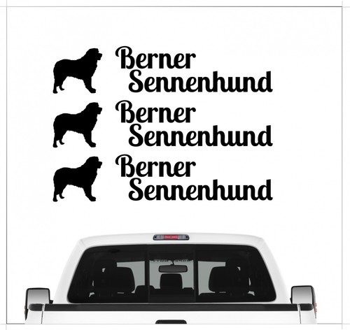Berner sennenhund aufkleber - berner,