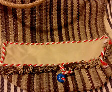 Schultertasche aus Kelim Khaki-Braun Farbe neu