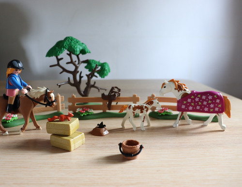 Playmobil pferdestall - pferdestall, (5108)