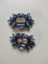 Schuhclips Aus Kristall-Strassimitat Für Damen Schuhdekorationsschmuck NEU!