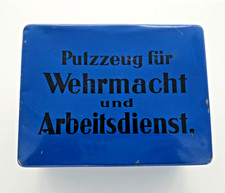 alte Blechdose Putzzeug für