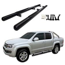 Trittbretter Schwellerrohre Edelstahl Für VW Amarok 2010-2022 4-Türer ? 76mm