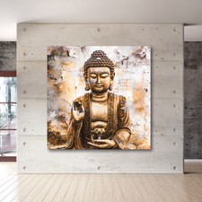 Leinwand Bild Buddha Abstrakt