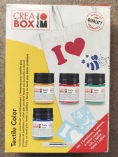 Marabu CreaBox Stofffarben Set