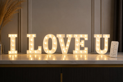 Led leuchtbuchstabe mit - led,