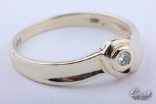 Brillantring Gold 14k 585 er Gelb Gold Vsi Gr 54 Top .