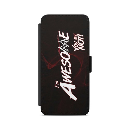 Awesome quote flip wallet - i'm,