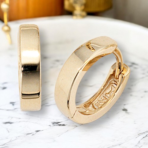 Creolen rund 333 gold - gold, gelbgold