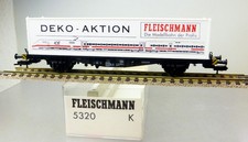 Fleischmann 5320 ; Containertragwagen "Deko-Aktion" DB , wie neu in OVP /Y389