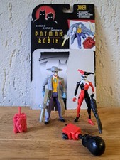 BATMAN THE ANIMATED SERIES Action Figuren THE JOKER & HARLEY QUINN Kenner