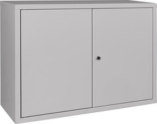 Quality Brand Hängeschrank H600xB800xT300 mm Vollblech, 1 Boden lichtgrau/lic...