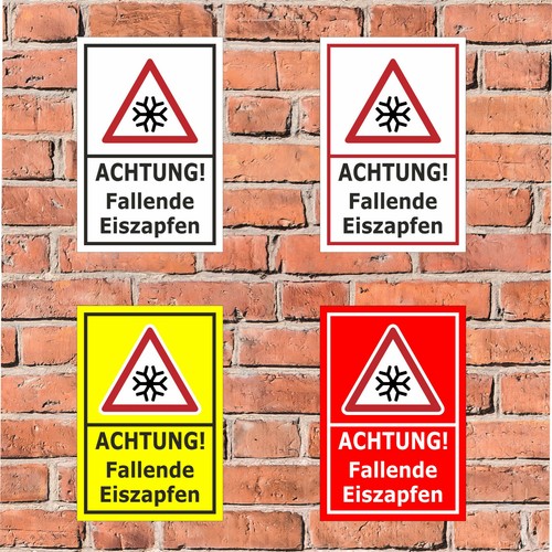 Schild achtung fallende - schild,
