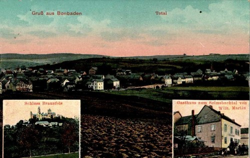 Gruss aus bonbaden - gruss, kreis