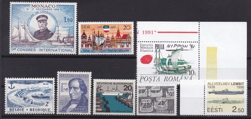 Briefmarken schiffe lot - briefmarken, schiffe,