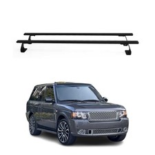 Dachträger für Land Rover Range Rover Vogue L322 2003-2012 75kg Stahl Schwarz 2x