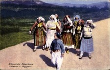 Ak Albanische Bäuerinnen in Volkstracht - 4229604