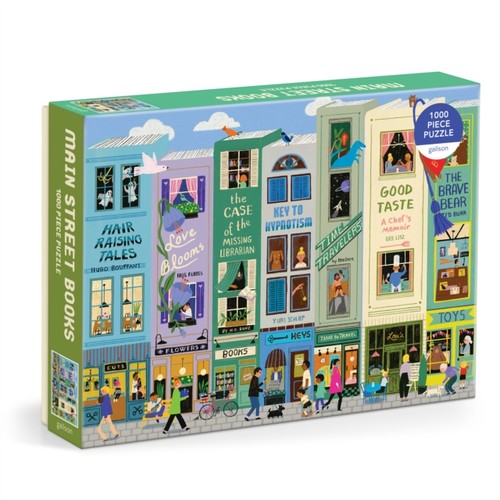 Main street books 1000 piece - street,