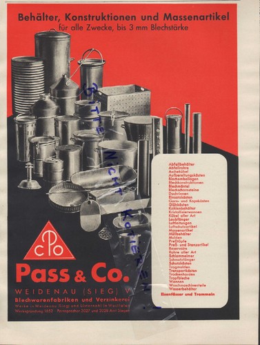 Weidenau sieg werbung 1939 - sieg,,