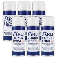 6x Silikon Spray 400ml Gleitmittel Trennmittel Schmiermittel Silikonspray Pflege
