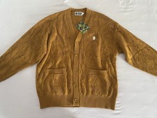 BAPE *A BATHING APE* Cardigan, Braun, Größe L, Neuwertig