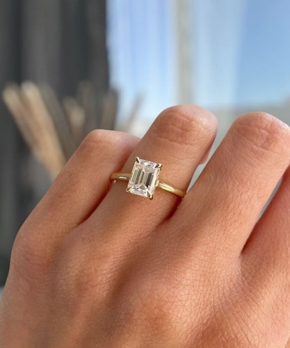 Atemberaubender moissanit ring - moissanit,