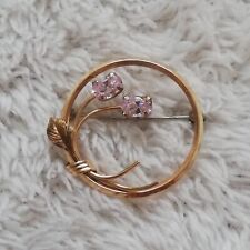 Wunderschöne Vintage Brosche Punziert Krementz