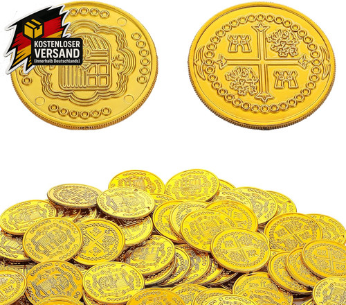 Piratenschatz goldmünzen - piratenschatz,