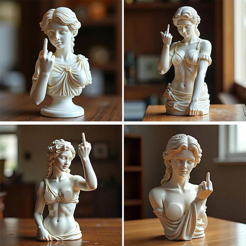 Humorvolle mittelfinger venus - humorvolle, mittelfinger-venus