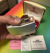 Consul Crown Gas Feuerzeug NEU