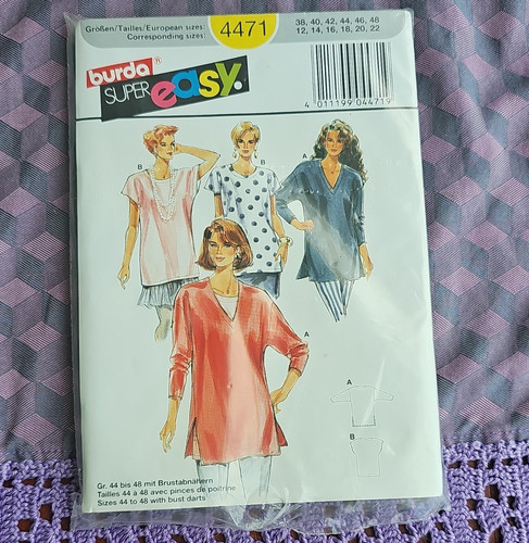 Burda super easy schnittmuster - burda,