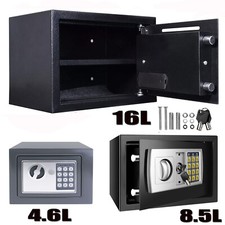 Elektronisches Passwort Sicherheits Safe Geld Bargeld Schließfach Büro Haus 16L