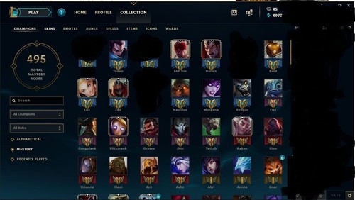 League legends account - league,