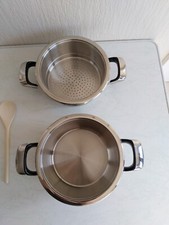 Edelstahl Topf & Sieb  2,5 L  Ø 18cm,  neu,  hochwertig, Nudeltopf, heißhalten