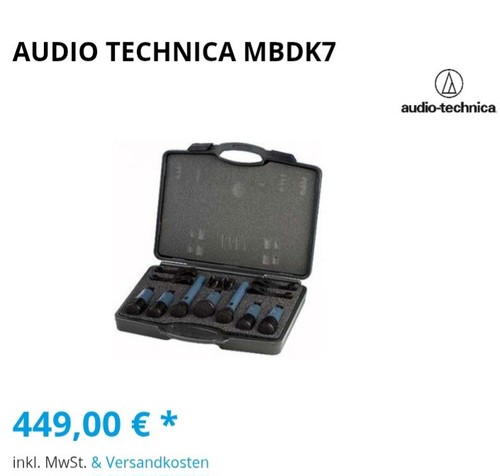 Audio technica drum - audio,
