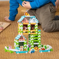 Holz Bausteine Set Bau