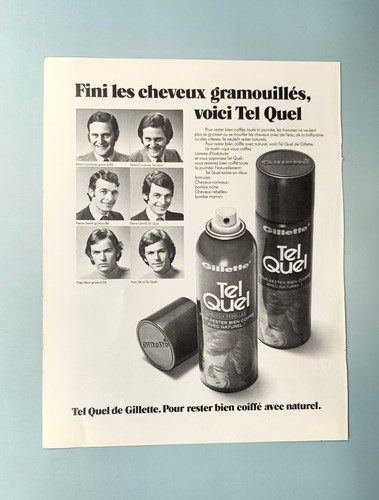 Gillette tel quel clipping - gillette,