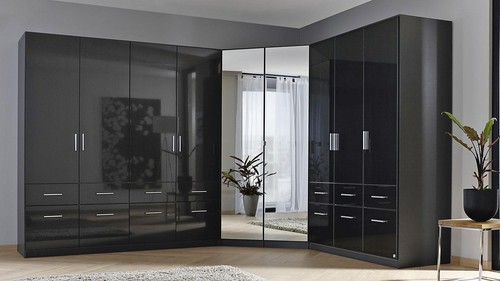 Kleiderschrank eckschrank set - kleiderschrank, eckschrank-set