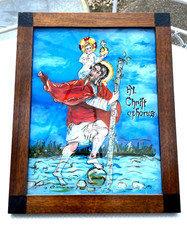 Große Hinterglasmalerei