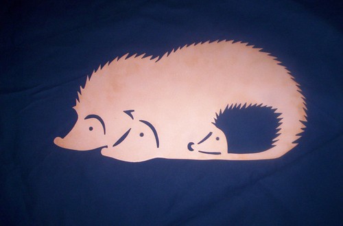 Igel kupfer motiv - igel,, kupfer,