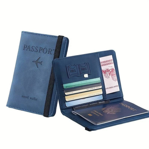 Kunstleder reisepass hülle - kunstleder,