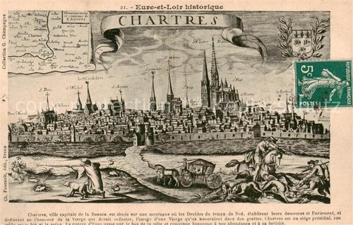 Chartres mittelalterliches - chartres, 28
