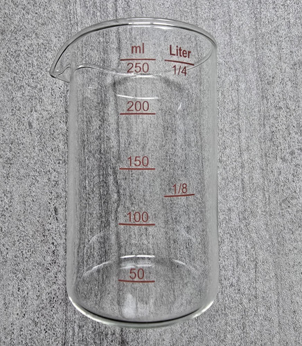 Glas messbecher 250 mit - ml,