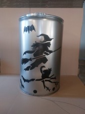 Feuertonne mit - Hexe - Motiv