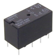 G5V2-5 Subminiatur-Print-Relais 5V= 2xUM 50 Ohm 125V/2A OMRON