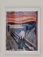 4 Ikea Ribba Rahmen je 40 x 50, inklusive Kunstdrucke - Munch: Der Schrei