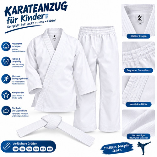 Karateanzug kinder karate - karateanzug,