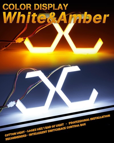 Cob led hexagon - angel, eyes