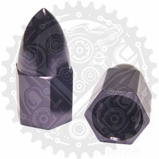 JMP Ventilkappen Aluminium schwarz 1 Satz passend für Sky Team ACE 50 2017